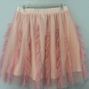Crewcuts Tulle Pink Skirt Lined Girls Size 8